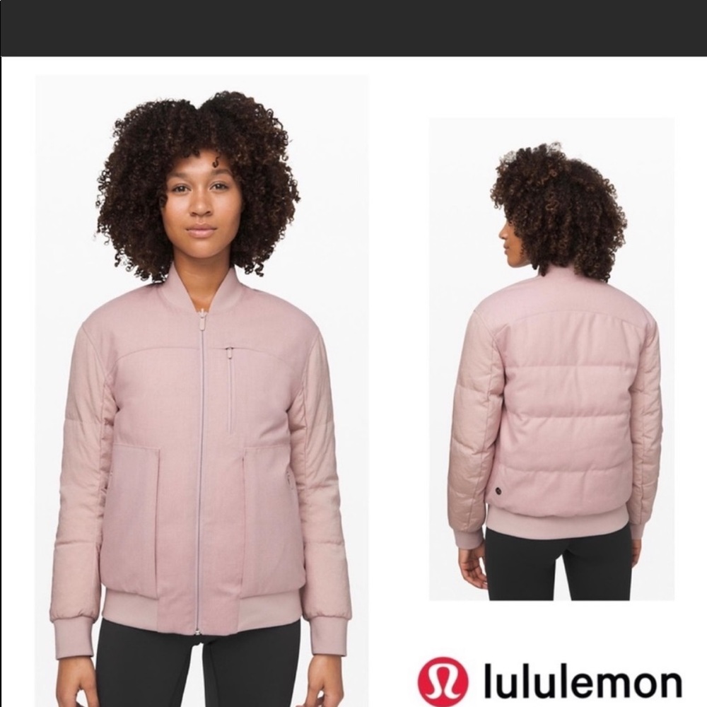 Lululemon Roam Far Wool Bomber size 4